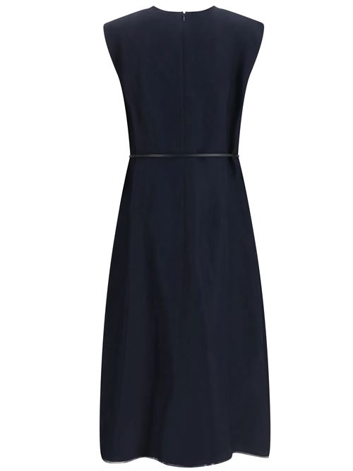 Fluid dress in linen and viscose FABIANA FILIPPI | ABD276F620M1485146